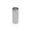 5/8'' Diameter X 1-1/2'' Barrel Length, Affordable Aluminum Standoffs, Steel Grey Anodized Finish Easy Fasten Standoff (For Inside / Outside use) [Required Material Hole Size: 7/16'']