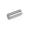 5/8'' Diameter X 1-1/2'' Barrel Length, Affordable Aluminum Standoffs, Steel Grey Anodized Finish Easy Fasten Standoff (For Inside / Outside use) [Required Material Hole Size: 7/16'']