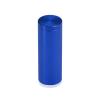 (Set of 4) 5/8'' Diameter X 2'' Barrel Length, Affordable Aluminum Standoffs, Blue Anodized Finish Standoff and (4) 2208Z Screw and (4) LANC1 Anchor for concrete/drywall (For Inside/Outside) [Required Material Hole Size: 7/16'']