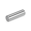 5/8'' Diameter X 2'' Barrel Length, Affordable Aluminum Standoffs, Steel Grey Anodized Finish Easy Fasten Standoff (For Inside / Outside use) [Required Material Hole Size: 7/16'']