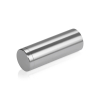 3/4'' Diameter X 2'' Barrel Length, Affordable Aluminum Standoffs, Steel Grey Anodized Finish Easy Fasten Standoff (For Inside / Outside use) [Required Material Hole Size: 7/16'']