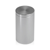 1-1/4'' Diameter X 2'' Barrel Length, Affordable Aluminum Standoffs, Steel Grey Anodized Finish Easy Fasten Standoff (For Inside / Outside use) [Required Material Hole Size: 7/16'']