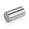 1-1/4'' Diameter X 2'' Barrel Length, Affordable Aluminum Standoffs, Steel Grey Anodized Finish Easy Fasten Standoff (For Inside / Outside use) [Required Material Hole Size: 7/16'']