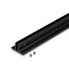 18'' Length Matte Black Aluminum Direct Sign Mounts for 1/4'' Substrate