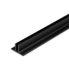 36'' Length Matte Black Aluminum Direct Sign Mounts for 1/4'' Substrate (No pre-drilled holes, and No set screws)