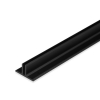 96'' Length Matte Black Aluminum Direct Sign Mounts for 1/8'' Substrate (No pre-drilled holes, and No set screws)