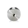 3/8-16 Threaded Caps Diameter: 1 1/2'', Height: 1/2'', Polished Stainless Steel 304 A [Required Material Hole Size: 3/8'']