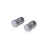 Set of 2 pieces of Cell Phone / Tablet Aluminum Standoffs, Mirror Finish