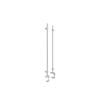 Set of 2, 3/8'' Diameter Vertical Rod Mount, Aluminum Clear Anodized Finish, 20'' Long w/ Adjustable Clamp to Accomodate 3/4'' to 1-1/2'' Counters. Hold up to 5/16'' material thickness