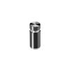 1/2'' Diameter X 1'' Barrel Length, Aluminum Flat Head Standoffs, Titanium Anodized Finish Easy Fasten Standoff (For Inside / Outside use) Tamper Proof Standoff [Required Material Hole Size: 3/8'']