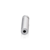 1/2'' Diameter X 1-3/4'' Barrel Length, Aluminum Flat Head Standoffs, Clear Anodized Finish Easy Fasten Standoff (For Inside / Outside use) Tamper Proof Standoff [Required Material Hole Size: 3/8'']