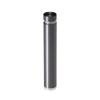 1/2'' Diameter X 2-1/2'' Barrel Length, Aluminum Flat Head Standoffs, Titanium Anodized Finish Easy Fasten Standoff (For Inside / Outside use) Tamper Proof Standoff [Required Material Hole Size: 3/8'']