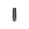1/2'' Diameter X 2-1/2'' Barrel Length, Aluminum Flat Head Standoffs, Titanium Anodized Finish Easy Fasten Standoff (For Inside / Outside use) Tamper Proof Standoff [Required Material Hole Size: 3/8'']