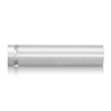 5/8'' Diameter X 2-1/2'' Barrel Length, Aluminum Flat Head Standoffs, Clear Anodized Finish Easy Fasten Standoff (For Inside / Outside use) Tamper Proof Standoff [Required Material Hole Size: 7/16'']