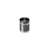 3/4'' Diameter X 1/2'' Barrel Length, Aluminum Flat Head Standoffs, Titanium Anodized Finish Easy Fasten Standoff (For Inside / Outside use) Tamper Proof Standoff [Required Material Hole Size: 7/16'']
