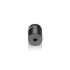 3/4'' Diameter X 3/4'' Barrel Length, Aluminum Flat Head Standoffs, Titanium Anodized Finish Easy Fasten Standoff (For Inside / Outside use) Tamper Proof Standoff [Required Material Hole Size: 7/16'']