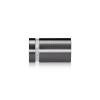 3/4'' Diameter X 1'' Barrel Length, Aluminum Flat Head Standoffs, Titanium Anodized Finish Easy Fasten Standoff (For Inside / Outside use) Tamper Proof Standoff [Required Material Hole Size: 7/16'']