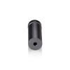 3/4'' Diameter X 1-3/4'' Barrel Length, Aluminum Flat Head Standoffs, Titanium Anodized Finish Easy Fasten Standoff (For Inside / Outside use) Tamper Proof Standoff [Required Material Hole Size: 7/16'']
