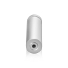 3/4'' Diameter X 2-1/2'' Barrel Length, Aluminum Flat Head Standoffs, Clear Anodized Finish Easy Fasten Standoff (For Inside / Outside use) Tamper Proof Standoff [Required Material Hole Size: 7/16'']
