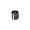 7/8'' Diameter X 1/2'' Barrel Length, Aluminum Flat Head Standoffs, Titanium Anodized Finish Easy Fasten Standoff (For Inside / Outside use) Tamper Proof Standoff [Required Material Hole Size: 7/16'']
