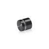 7/8'' Diameter X 1/2'' Barrel Length, Aluminum Flat Head Standoffs, Titanium Anodized Finish Easy Fasten Standoff (For Inside / Outside use) Tamper Proof Standoff [Required Material Hole Size: 7/16'']