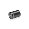 7/8'' Diameter X 1'' Barrel Length, Aluminum Flat Head Standoffs, Titanium Anodized Finish Easy Fasten Standoff (For Inside / Outside use) Tamper Proof Standoff [Required Material Hole Size: 7/16'']