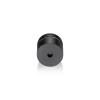 1'' Diameter X 1/2'' Barrel Length, Aluminum Flat Head Standoffs, Titanium Anodized Finish Easy Fasten Standoff (For Inside / Outside use) Tamper Proof Standoff [Required Material Hole Size: 7/16'']