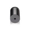 1-1/4'' Diameter X 1-3/4'' Barrel Length, Aluminum Flat Head Standoffs, Titanium Anodized Finish Easy Fasten Standoff (For Inside / Outside use) Tamper Proof Standoff [Required Material Hole Size: 7/16'']