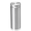 1-1/4'' Diameter X 2-1/2'' Barrel Length, Aluminum Flat Head Standoffs, Clear Anodized Finish Easy Fasten Standoff (For Inside / Outside use) Tamper Proof Standoff [Required Material Hole Size: 7/16'']