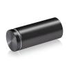 1-1/4'' Diameter X 2-1/2'' Barrel Length, Aluminum Flat Head Standoffs, Titanium Anodized Finish Easy Fasten Standoff (For Inside / Outside use) Tamper Proof Standoff [Required Material Hole Size: 7/16'']