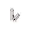 3/4'' Diameter X 1-3/4'' Barrel Length, (304) Stainless Steel Polished Finish. Easy Fasten Standoff (For Inside / Outside use) Tamper Proof Standoff [Required Material Hole Size: 7/16'']