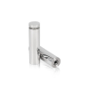 3/4'' Diameter X 2-1/2'' Barrel Length, (304) Stainless Steel Polished Finish. Easy Fasten Standoff (For Inside / Outside use) Tamper Proof Standoff [Required Material Hole Size: 7/16'']