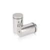 1 1/4'' Diameter X 1-3/4'' Barrel Length, (304) Stainless Steel Polished Finish. Easy Fasten Standoff (For Inside / Outside use) Tamper Proof Standoff [Required Material Hole Size: 7/16'']