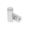 1 1/4'' Diameter X 2-1/2'' Barrel Length, (304) Stainless Steel Polished Finish. Easy Fasten Standoff (For Inside / Outside use) Tamper Proof Standoff [Required Material Hole Size: 7/16'']