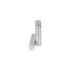 1/2'' Diameter X 1-3/4'' Barrel Length, (304) Stainless Steel Brushed Finish. Easy Fasten Standoff (For Inside / Outside use) Tamper Proof Standoff [Required Material Hole Size: 3/8'']