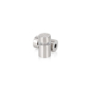 1/2'' Diameter X 1/2'' Barrel Length, (304) Stainless Steel Brushed Finish. Easy Fasten Standoff (For Inside / Outside use) Tamper Proof Standoff [Required Material Hole Size: 3/8'']