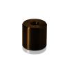 5/16-18 Threaded Barrels Diameter: 1'', Length: 1'', Bronze Anodized [Required Material Hole Size: 3/8'' ]