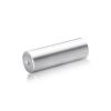 1/4-20 Threaded Barrels Diameter: 1'', Length: 3'', Clear Anodized [Required Material Hole Size: 17/64'' ]