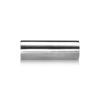 1/4-20 Threaded Barrels Diameter: 1'', Length: 3'', Brushed Satin Finish Grade 304 [Required Material Hole Size: 17/64'' ]