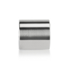 3/8-16 Threaded Barrels Diameter: 1 1/2'', Length: 1 1/2'',  Stainless Steel 316, Brushed Satin Finish [Required Material Hole Size: 3/8'' ]