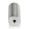 3/8-16 Threaded Barrels Diameter: 1 1/2'', Length: 3'',  Stainless Steel 316, Brushed Satin Finish [Required Material Hole Size: 3/8'' ]