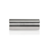 3/8-16 Threaded Barrels Diameter: 1 1/2'', Length: 4'',  Stainless Steel 316, Brushed Satin Finish [Required Material Hole Size: 3/8'' ]