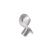 Low Profile Clear Anodized Aluminum Bolt 5/16-18 Thread, Length 5/16'', 3/32'' Hex Broach