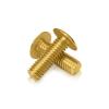 Gold Anodized Aluminum Bolt 5/16-18 Thread, length 1'', 5/32'' Hex Broach