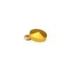 Set of 4 Conical Screw Cover, Diameter: 7/8'', Aluminum Gold Anodized Finish (Indoor or Outdoor Use)