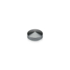 Set of 4 Conical Screw Cover, Diameter: 7/8'', Aluminum Titanium Finish (Indoor or Outdoor Use)