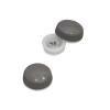 Snap-Cap For Screw #6 & #8 - Charcoal Gloss (Washers sold separately)