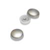Snap-Cap For Screw #6 & #8 - Electroplated Satin Chrome (Washers sold separately)