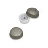 Snap-Cap For Screw #6 & #8 - Silver Grey Gloss (Washers sold separately)