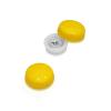 Snap-Cap For Screw #6 & #8 - Yellow Gloss (Washers sold separately)